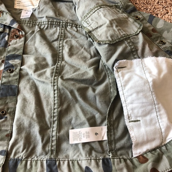 Carters boys camouflage jacket. Button up - Picture 6 of 8